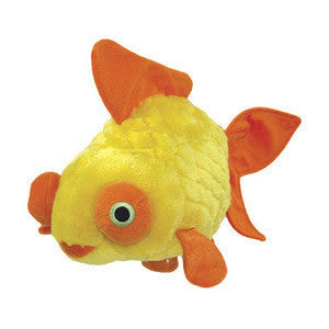 Gideon The Ocean Goldfish Tuffy Dog Toy