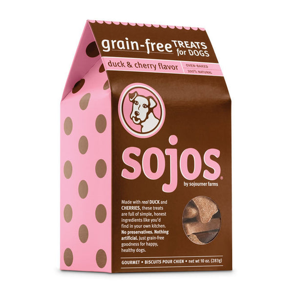 Sojos Grain Free Duck And Cherry Dog Treats