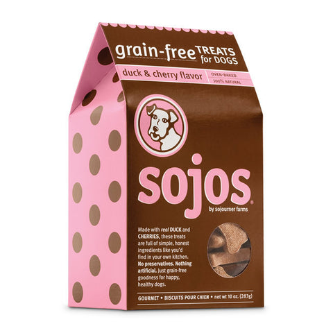 Sojos Grain Free Duck And Cherry Dog Treats