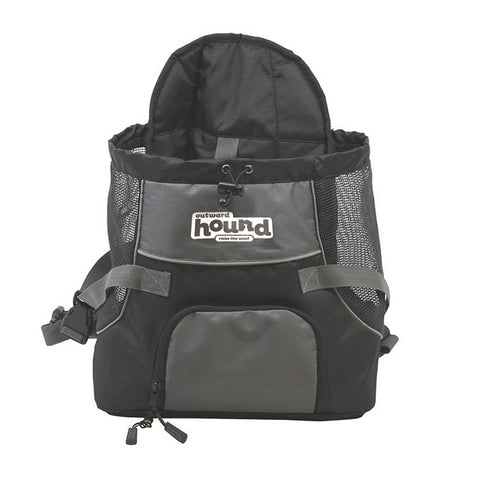 Outward Hound PoochPouch Medium Gray Front Carrier