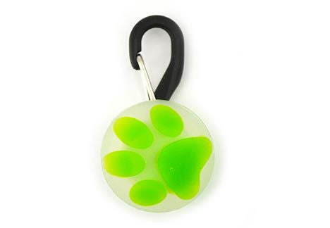 Nite Ize PetLit LED Collar Light Green Paw