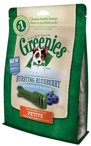 Greenies Bursting Blueberry Petite Dental Dog Treats 12oz bag