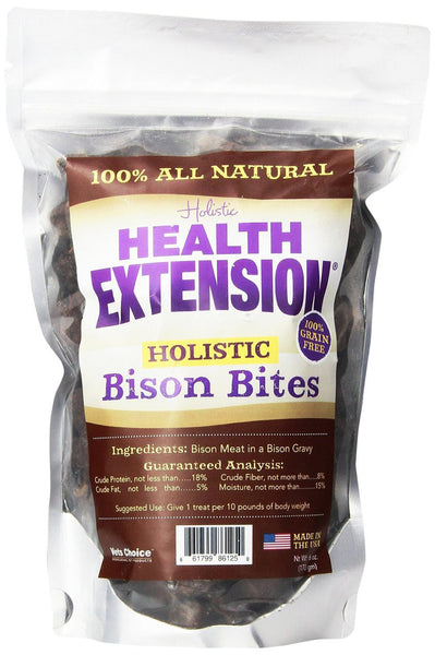 Vets Choice Health Extension Holistic Bison Bites Treats 10 oz.