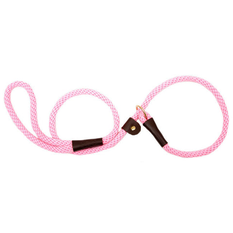 Hot Pink Large Mendota British Style Slip Lead 1/2 x 6 Ft