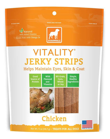 Dogswell Vitality USA Made Chicken Jerky Strips 5oz