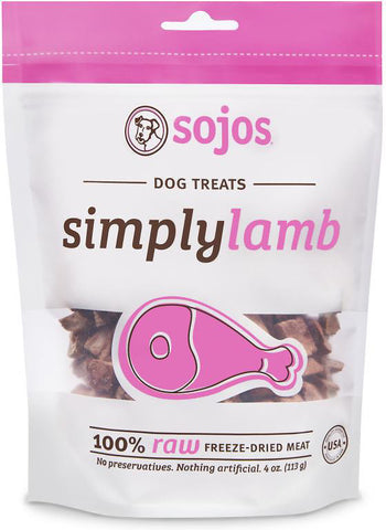 Sojos Simply Lamb Freeze Dried Treats 4oz