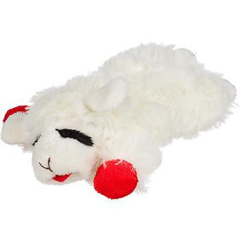 11 Inch Medium Lamb Chop Classic Plush Dog Toy