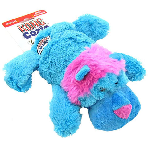 KONG Cozie King The Blue Lion Dog Toy