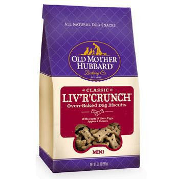 Old Mother Hubbard Mini Liv-R-Crunch Dog Biscuit Treats 20oz