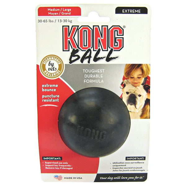 Med/Large Black Extreme Kong 3" Bounce Ball