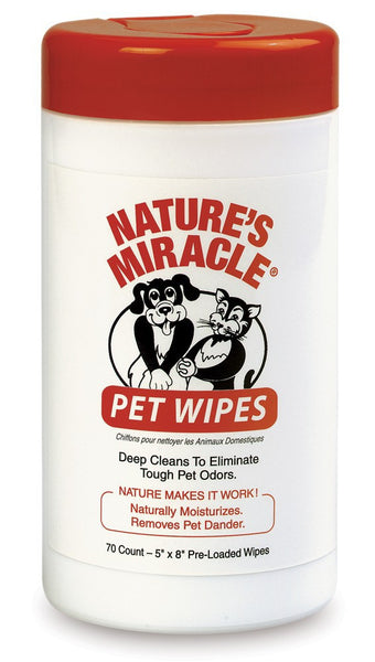 70 Count Natures Miracle Bath Wipes