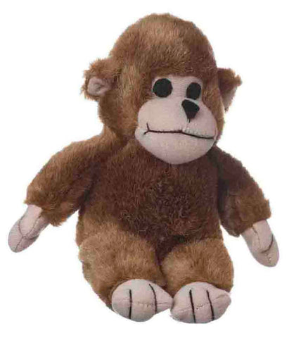 Multipet Look Whos Talking Plush Monkey Dog Toy