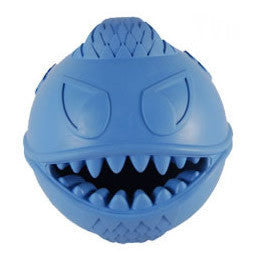 Monster Ball Treat Dispensing Rubber Ball Toy