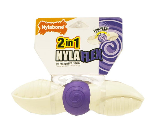 Nylabone 2in1 Nylaflex Propeller Dog Toy