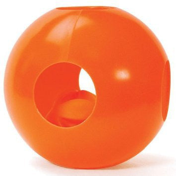 10 Inch Orange Paw-zzle Ball Dog Toy