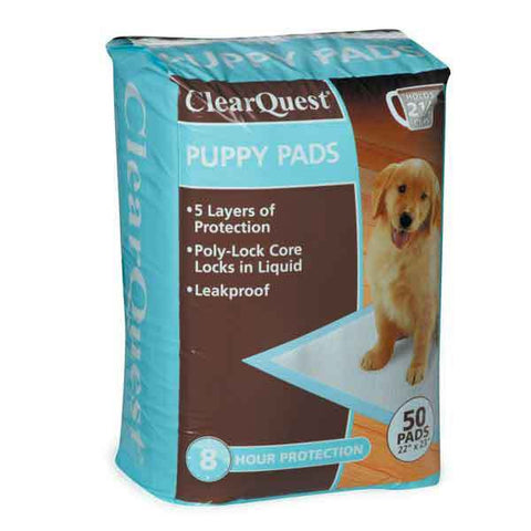 ClearQuest Puppy Pee Pads 50 Pack