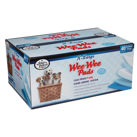 Four Paws Wee Wee Pads X-Large 40pk Box