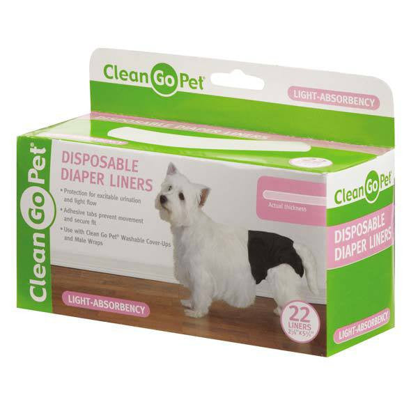 Clean Go Pet Disposable Diaper Liner 22 Pack