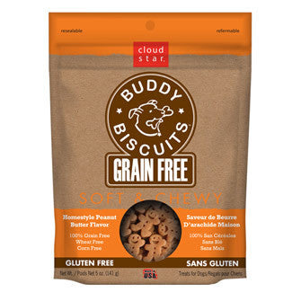 Cloud Star Soft & Chewy Grain Free Peanut Butter Treats 5oz