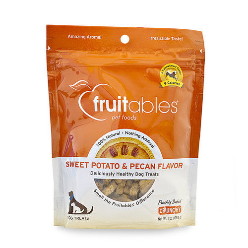 Fruitables Sweet Potato & Pecan Crunchy Dog Treats 7oz