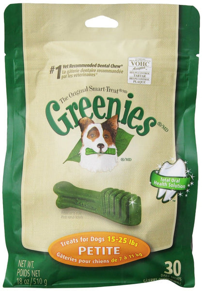 Greenies 18oz Bag Dog Treats Size Petite