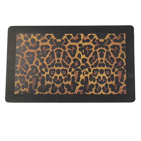 PetRageous Leopard Buzz Pet Placemat