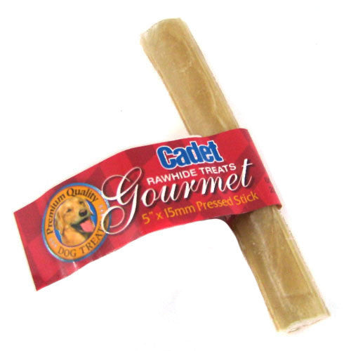Cadet 5" Pressed Rawhide Stick