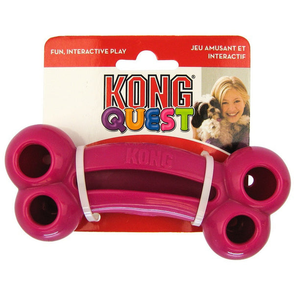 Large Kong Quest Bone Treat Dispensing Dog Toy