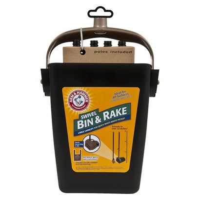 Arm & Hammer Pet Waste Swivel Bin & Rake