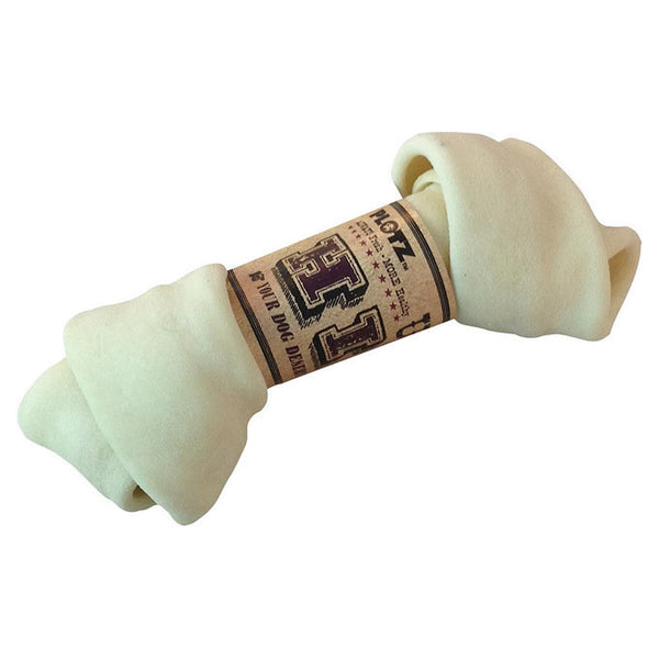 US Hide 8-9" Knotted Rawhide Bone Chew Treat