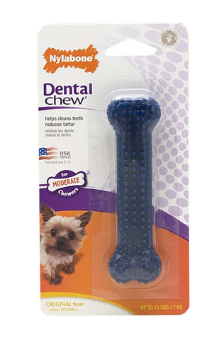 Nylabone Blue Flexible Dental Chew Petite 3.5 inch