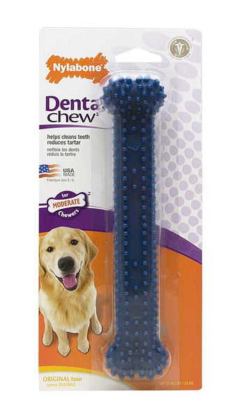 Nylabone Blue Flexible Dental Chew Giant 8 Inch