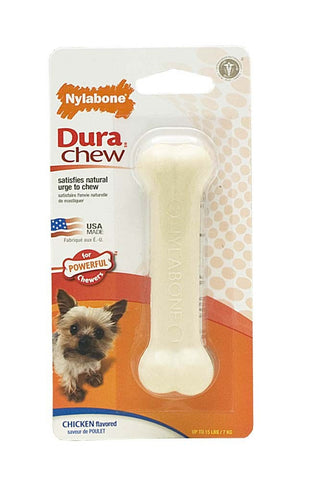 Nylabone Durable Chew Bone Chicken Petite