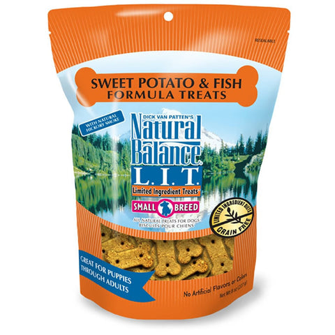 Natural Balance Small Breed Sweet Potato & Fish Treats 8oz