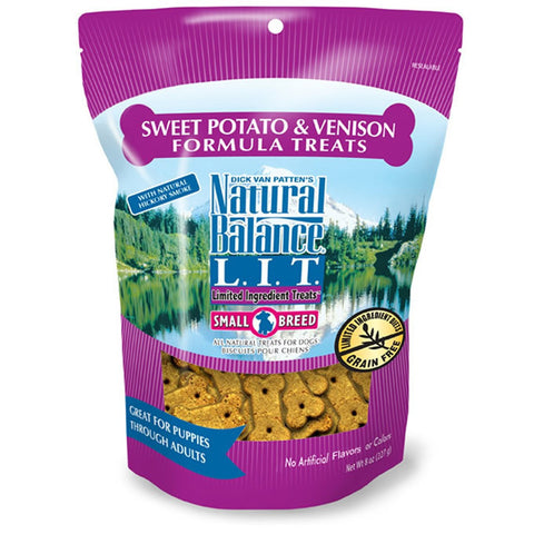 Natural Balance Small Breed Sweet Potato & Venison Treats 8oz