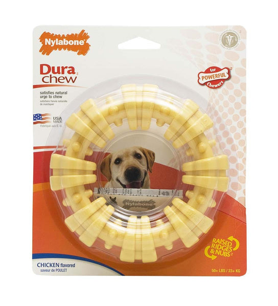 Nylabone Dura Chew Plus Large Textured Ring Dog Chew