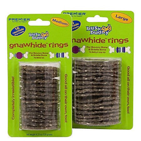 Medium Premier Busy Buddy Rawhide Ring Refills