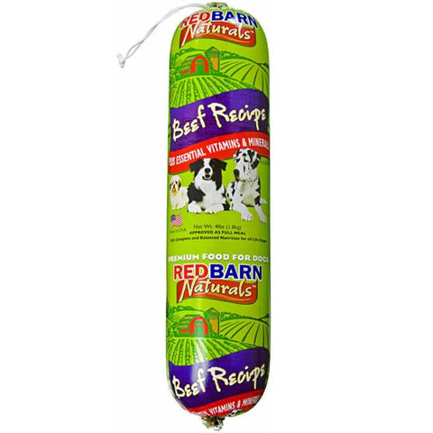 Redbarn Beef Dog Food Roll 4lb