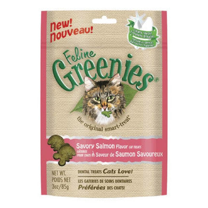 Feline Greenies Salmon Cat Dental Treats 3oz