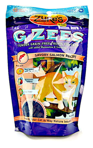 Zukes G-Zees Grain Free Soft Salmon Cat Treats