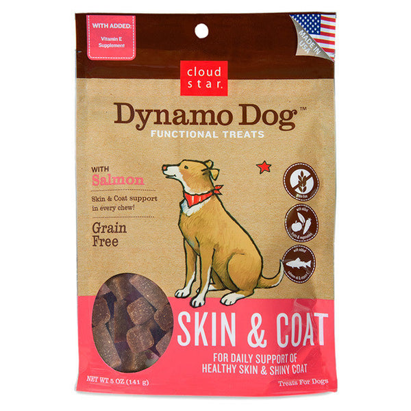 Cloud Star Dynamo Dog Salmon Skin & Coat Treats