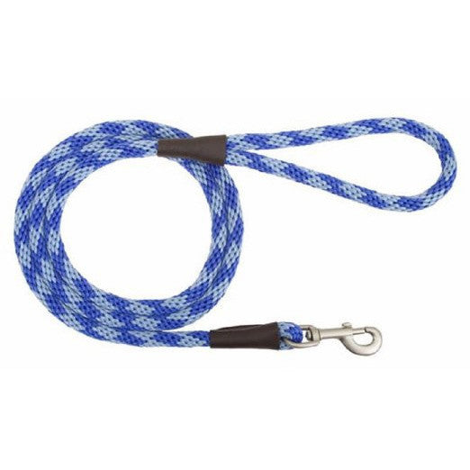 Mendota Sapphire Snap Leash 1/2 x 6 Ft