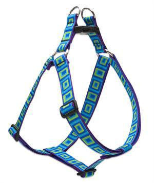 Lupine Sea Glass Step-In Small Dog Harness 1/2 Inch Wide