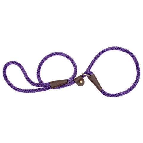 Purple Large Mendota British Style Slip Lead 1/2 x 6 Ft