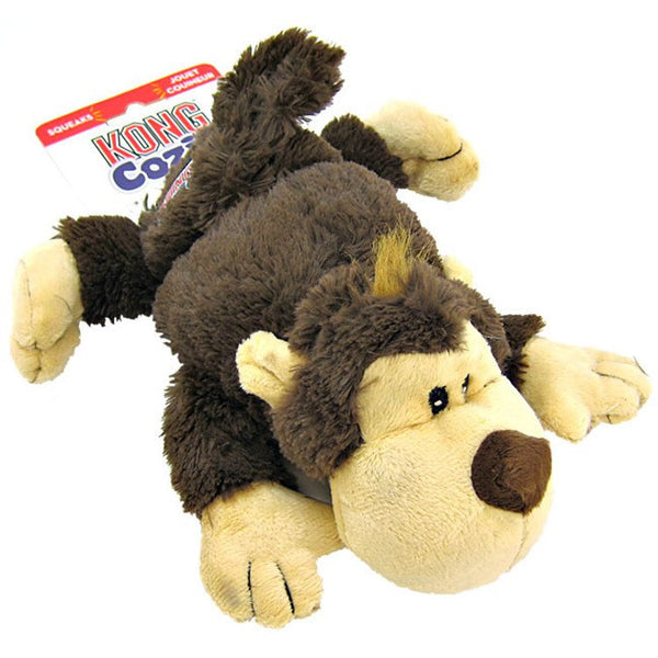 KONG Cozie Spunky The Brown Monkey Dog Toy