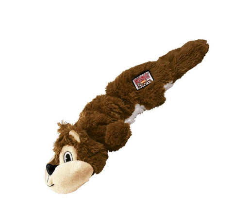 Kong Scrunch Knot Squirrel Dog Toy