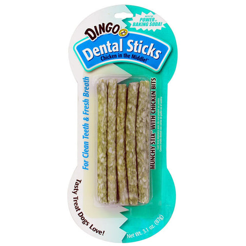 Dingo 10 Pack Dental Munchy Stix With Baking Soda