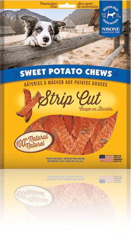 N-Bone Sweet Potato Chews Strip Cut Dog Treats 5oz