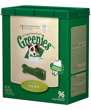 Greenies 27oz Canister Dog Treats Size Teenie