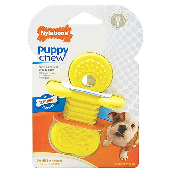 Nylabone Small Vanilla Scented Puppy Rubber Teether